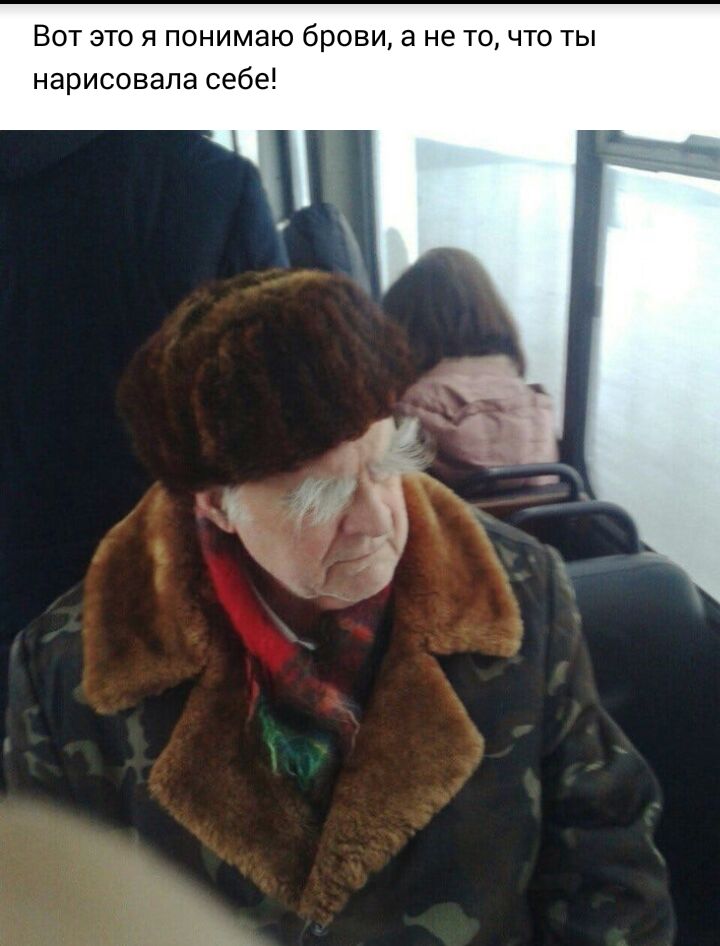 Вот это я понимаю брови а не то что ты нарисовала себе