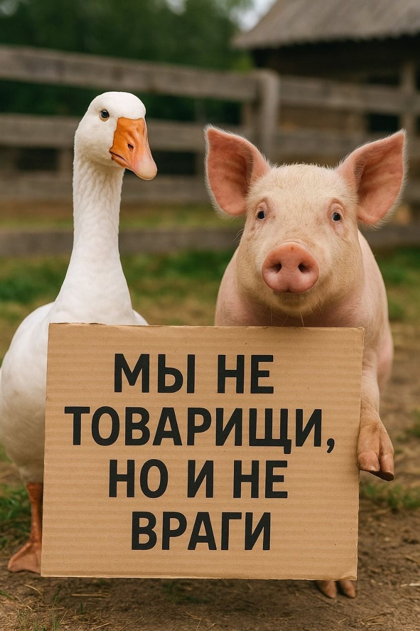МЫ НЕ ТОВАРИЩИ, НО И НЕ ВРАГИ