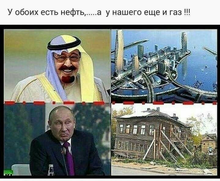 У обоих есть нефть а у нашего еще и газ