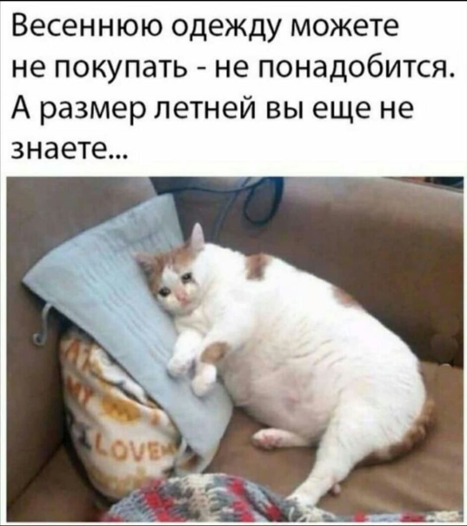 Весеннюю одежду можете не покупать не понадобится А размер летней вы еще не знаете
