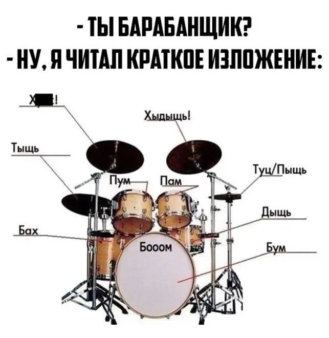 ТЫ БАРАБАНЩИК НУ Я ЧИПШ КРАТКИЕ ИЗППЖЕНИЕ