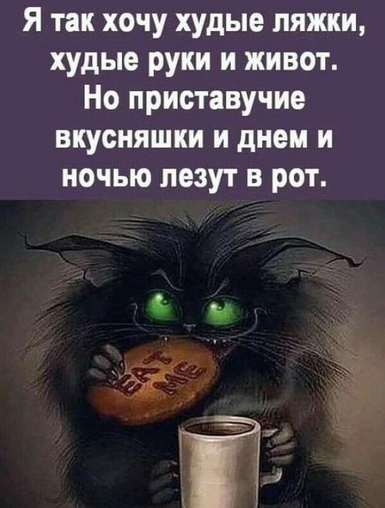 Я так хочу худые ляжки худые руки и живот Но приставучие вкусняшки и днем и ночью лезут в рот