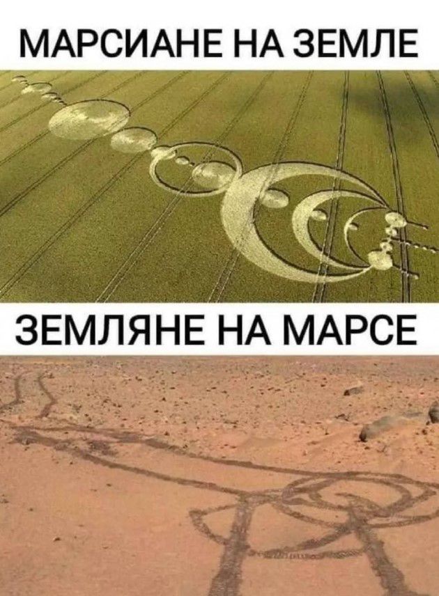 МАРСИАНЕ НА ЗЕМЛЕ ЗЕМЛЯНЕ НА МАРСЕ