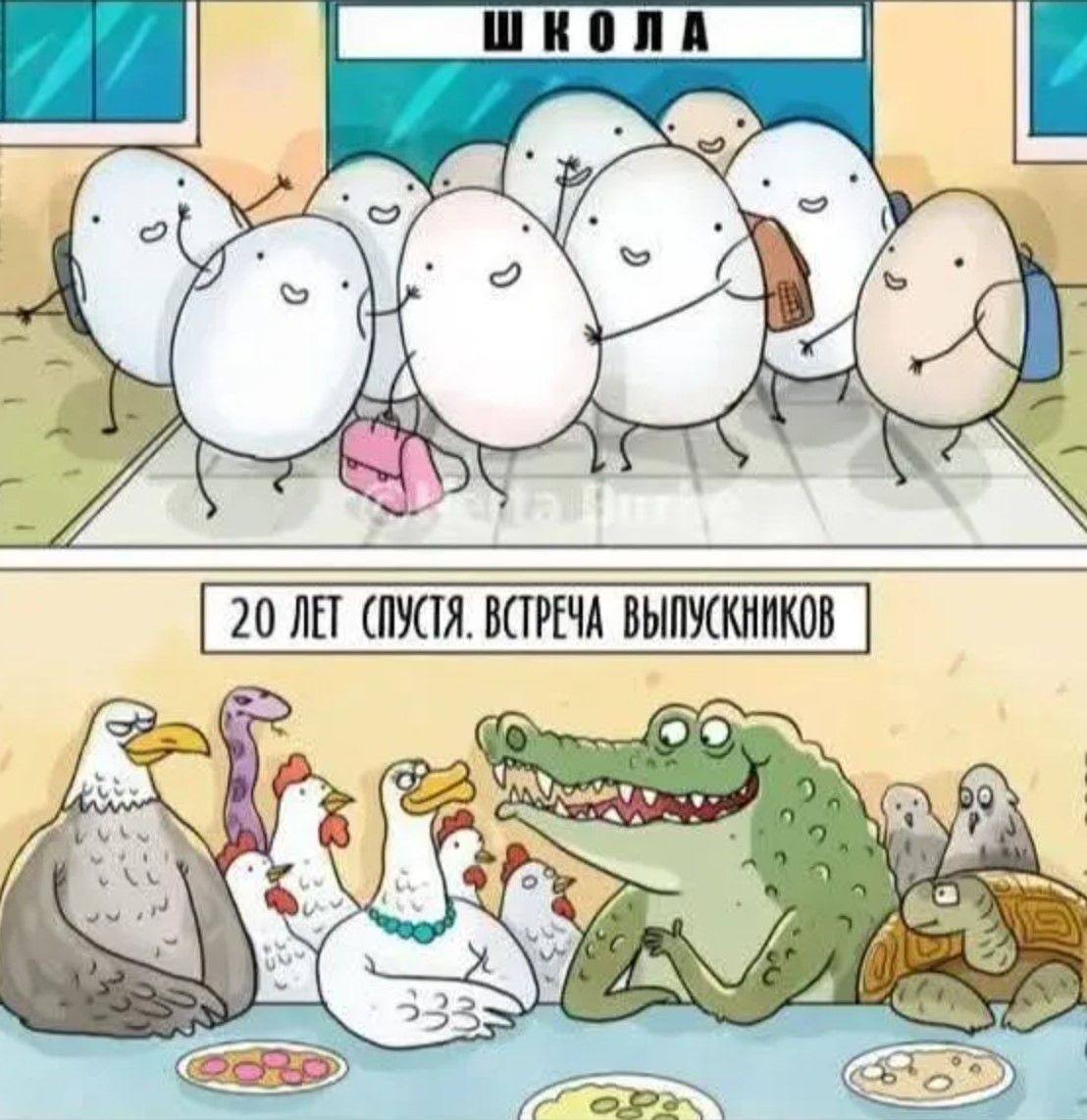 ШКОЛА
20 лет спустя. Встреча выпускников.
