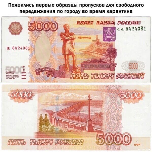 Появились первые образцы пропусков для свободного сподвижник по городу по время карнитина п о 2438