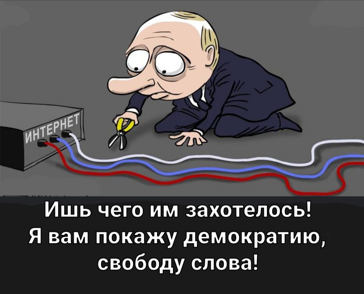 Ишь чего им захотелось Я вам покажу демократию свободу слова
