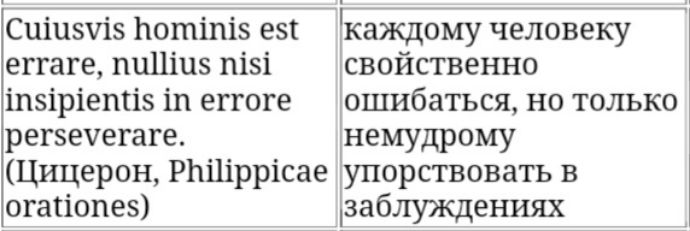 сщцэчіз Потіпів ев каждому человеку еггаге пцНіцз пізі свойственно іпзіріетіз іп еггоге ошибаться но только регзечегага немудрому Цицерон РЬШррісае упорспаовать в огакіопез ъгиблчркдениях