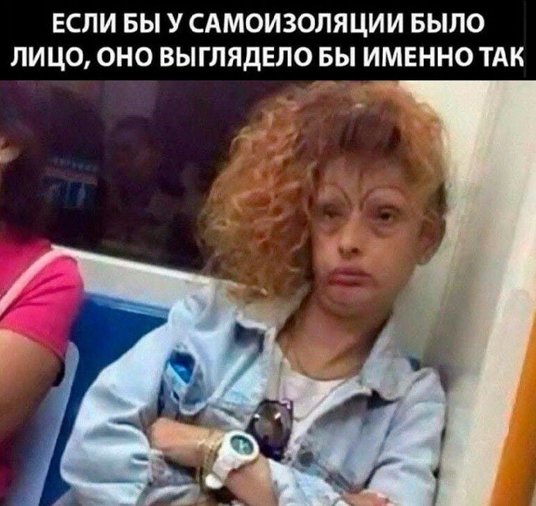 ЕСЛИ БЫ У САМОИЗОЛЯЦИИ БЫЛО ЛИЦО ОНО ВЫ ГЛЯДЕЛО БЫ ИМЕННО ТАК