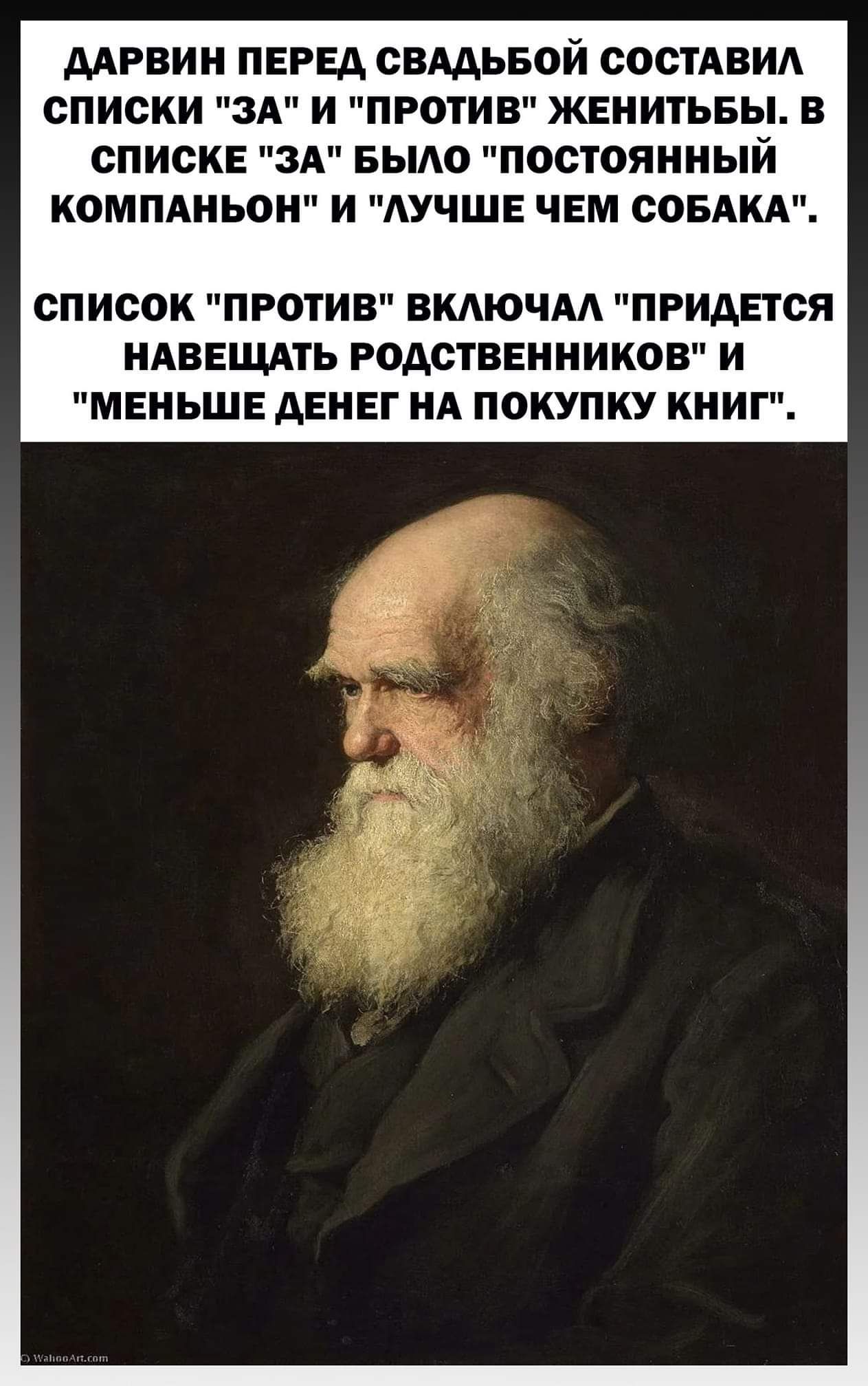 Списки против. Дарвин список за и против женитьбы. Слова Дарвина перед смертью о Боге. Дарвин перед свадьбой составил за и против женитьбы составил список.