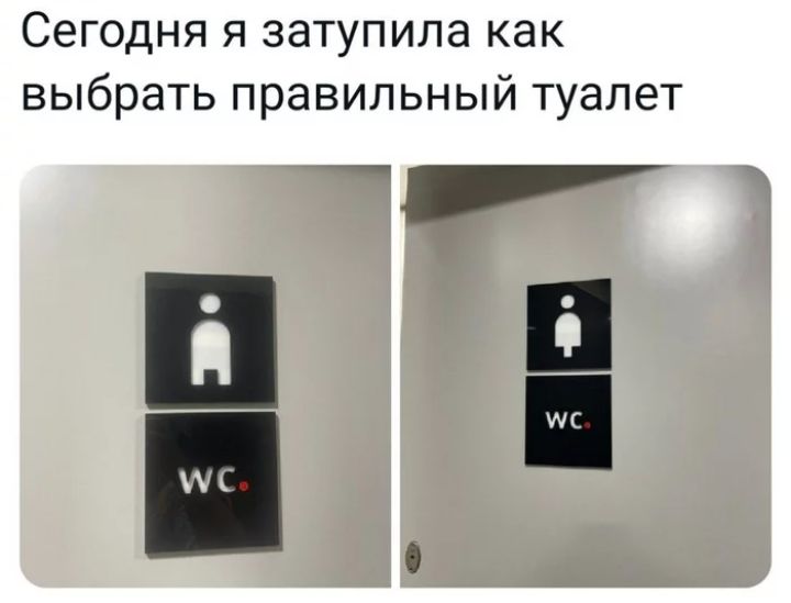 Сегодня я затупила как выбрать правильный туалет п и С