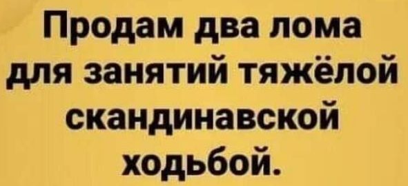 Продам два лома для занятий тяжёлой скандинавской ходьбой