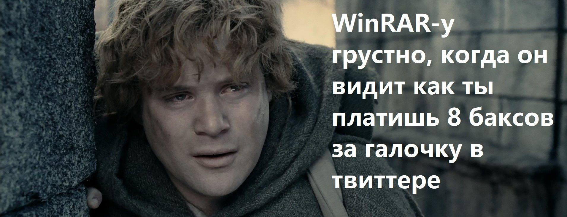ЖАК уста когда он видит как ты платишь 8 баксов за галочку в твиттере