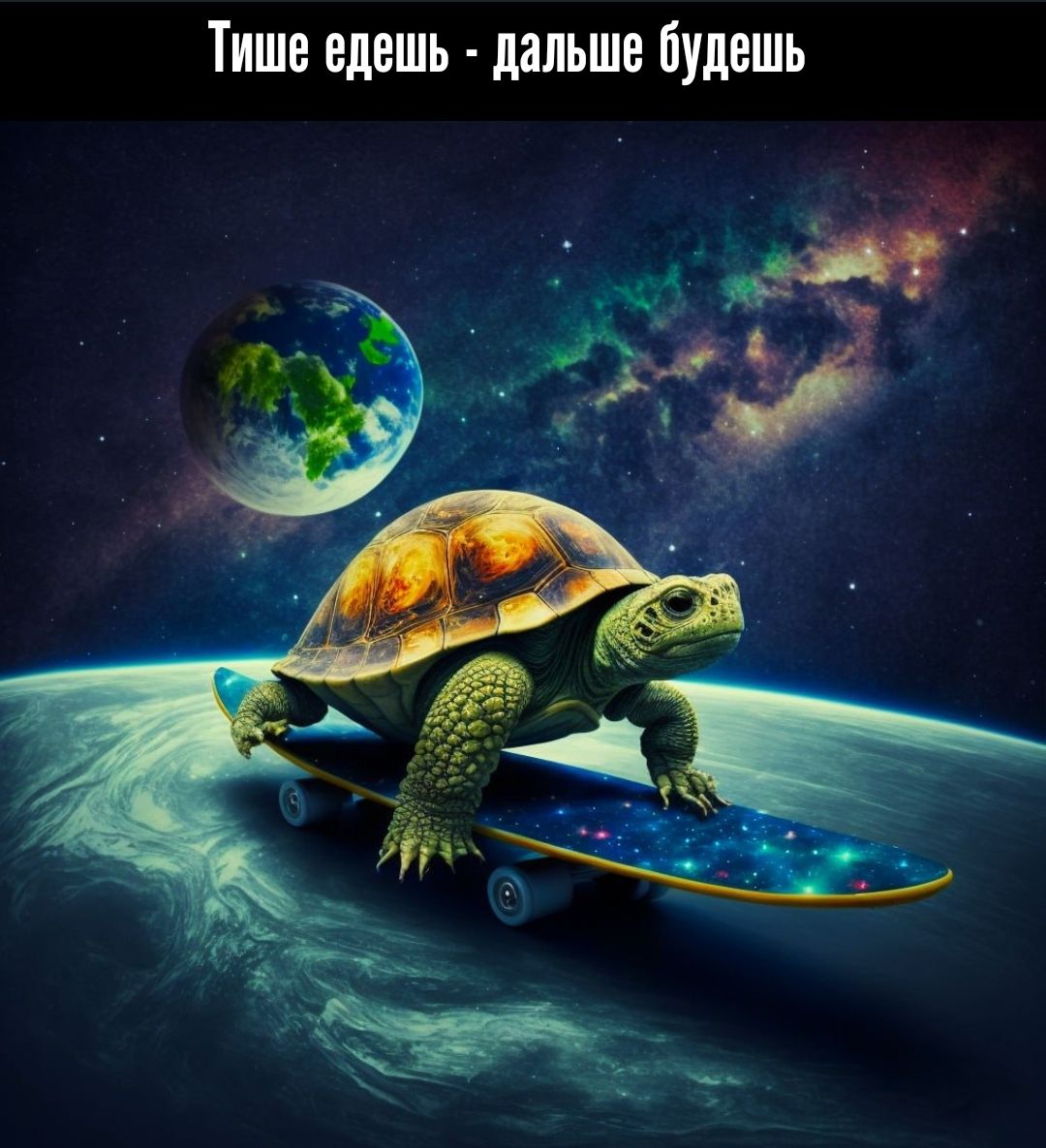 Тише едешь дальше будешь