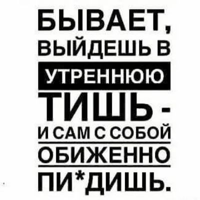 БЫВАЕТ ВЫИДЕШЬ В ТИШЬ и сдм с совой ОБИЖЕННО ПИДИШЬ
