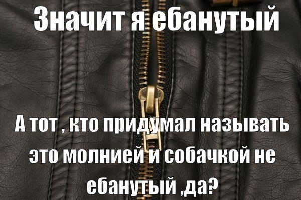 Значит яЁебанитый ШТ КТП ППИЁИЗП называть это молнией собачкой но еоаицый до