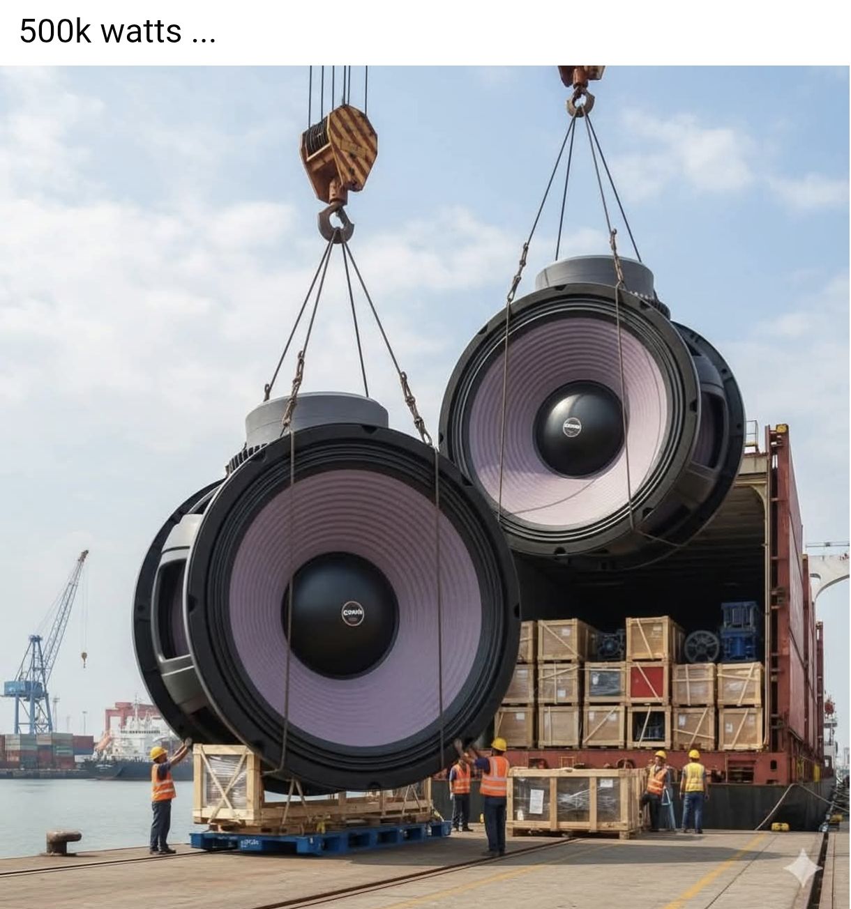 500k watts ...