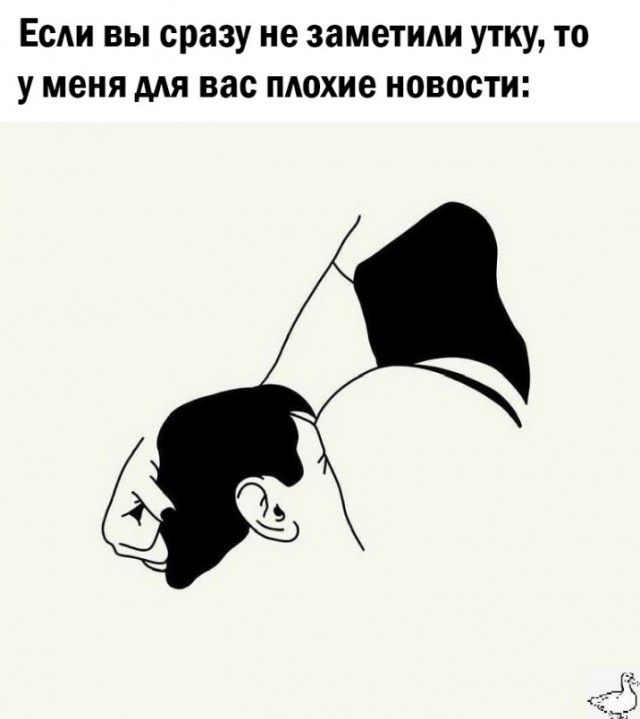 Если вы сразу не заметили утку, то у меня для вас плохие новости: