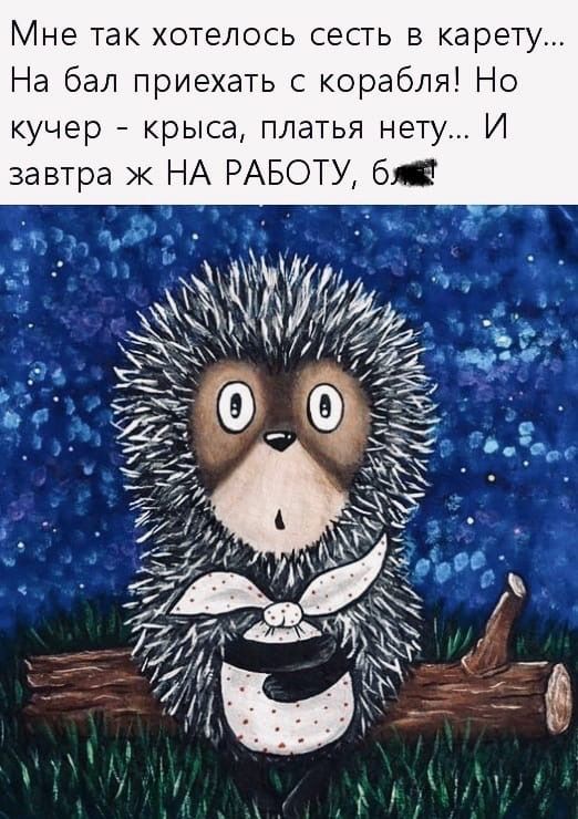 Мне так ХОТЭЛОСЬ СЭСТЬ В карету На бал приехать с корабля Но кучер крыса платья нету И завтра ж НА РАБОТУ б
