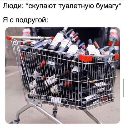 Люди скупают туалетную бумагу Я с подругой