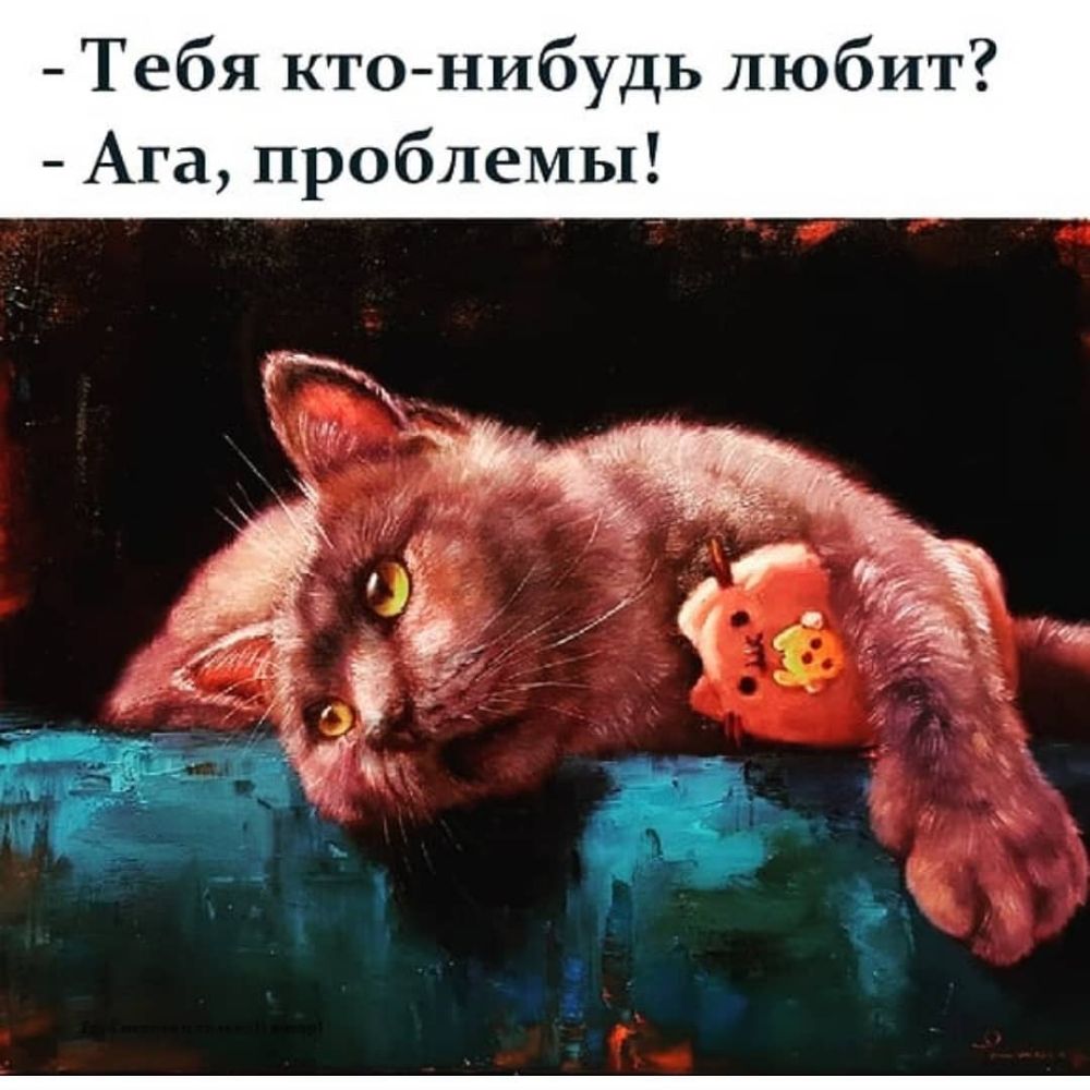Тебя кто нибудь любит Ага проблемы