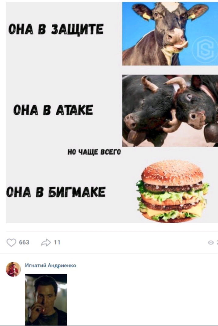 ОНА В ЗАЩИТЕ ОНА В АИКЕ Ь НО ЧАЩЕ ВСЕГО ОНА В БИГ МАКЕ