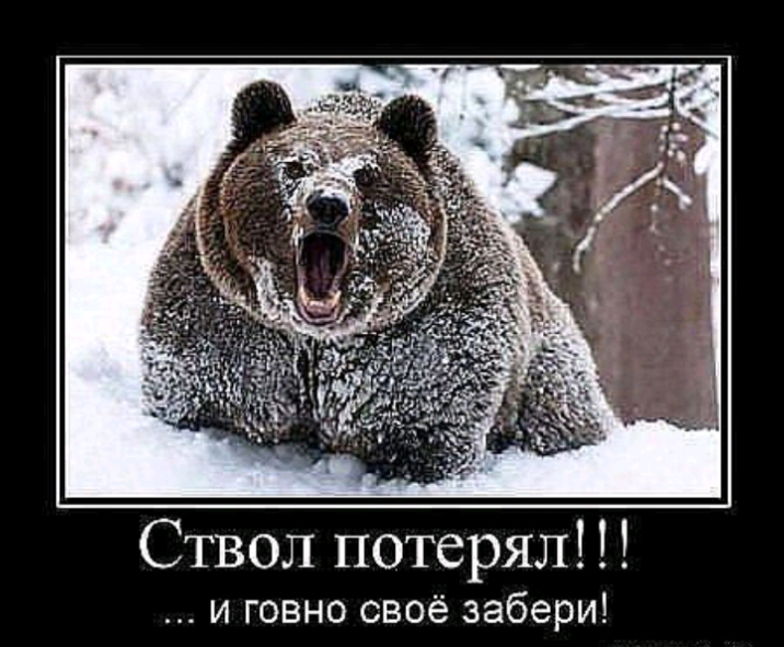 Ствол потерял и говно своё забери