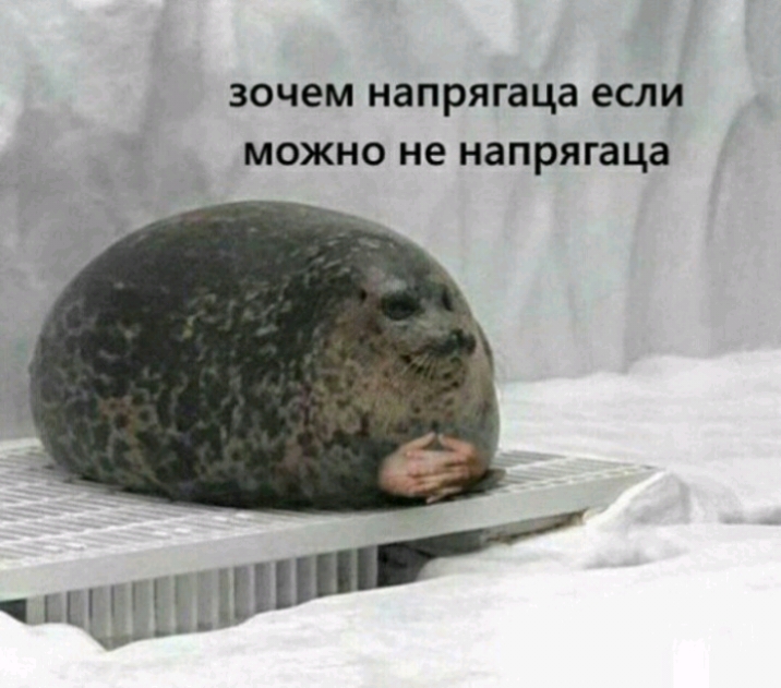 зочем напрягаца если МОЖНО не напрягаца