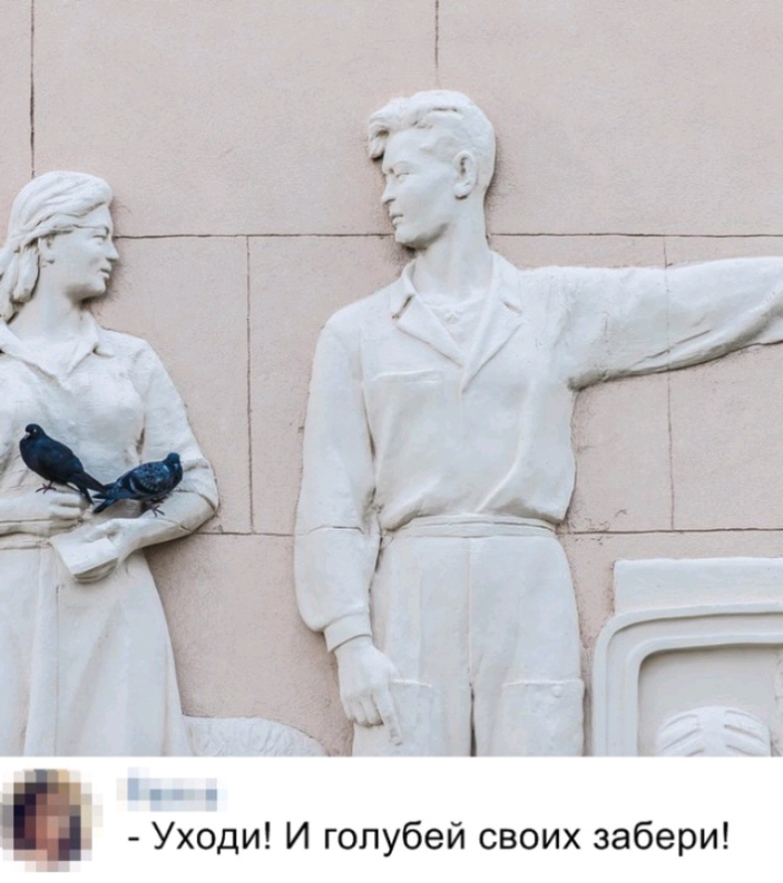 Уходи И голубей своих забери