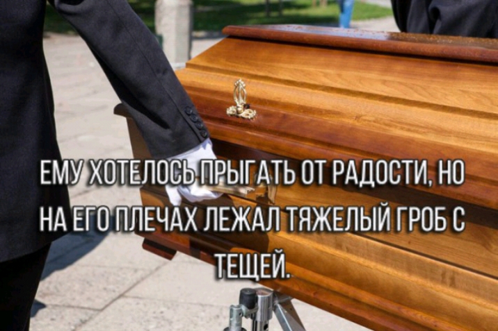 ЕМУ ХОТЕЛОСУРЫГАТ ЬОТ РАДОСТИ НО НА ЕГО ПЛЕЧАХ ЛЕЖАЛИЯЖЕЛЫЙ ГРОБ С ТЕЩЕЙ УД Ч