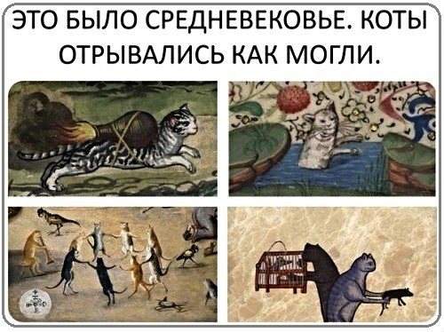 ЭТО БЫЛО СРЕДНЕВЕКОВЬЕ КОТЫ ОТРЫВАЛИСЬ КАК МОГЛИ 4