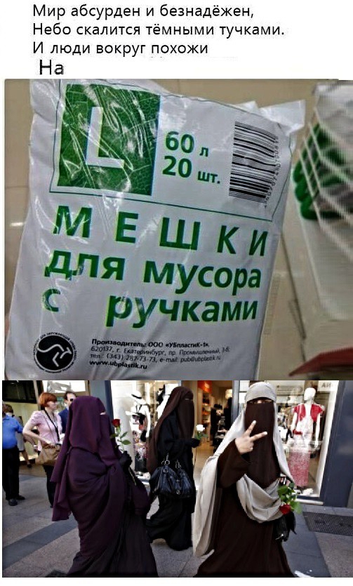 Мир абсурден и безнадежен Небо скалится тёмными тучками И люди вокруг похожи