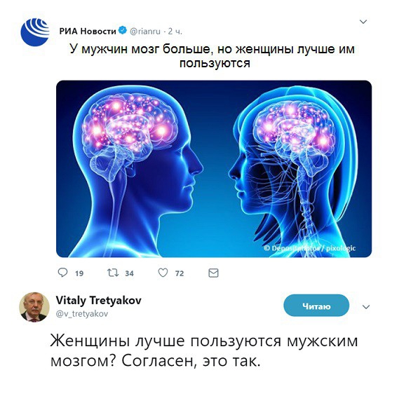 ём ь У У мужчин мозг большщ о жчишииы лучше им пользуются о п п в ты Титу кг Женщины лучше пользуются мужским мозгом Согласен это так