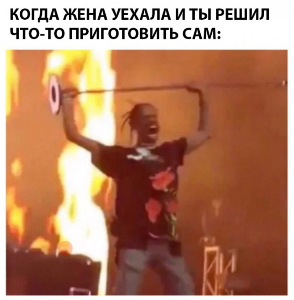 КОГДА ЖЕНА УЕХАЛА И ТЫ РЕШИЛ ЧТО ТО ПРИГОТОВИТЬ САМ