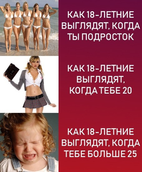КАК18 ЛЕТНИЕ ВЫГЛЯДЯТ КОГДА ТЫ ПОДРОСТОК КАК18 ЛЕТНИЕ ВЫГЛЯДЯТ КО ГДАТЕБЕ 20 КАК 18ЛЕТНИЕ выглядят КОГДА ТЕБЕ БОЛЬШЕ 25
