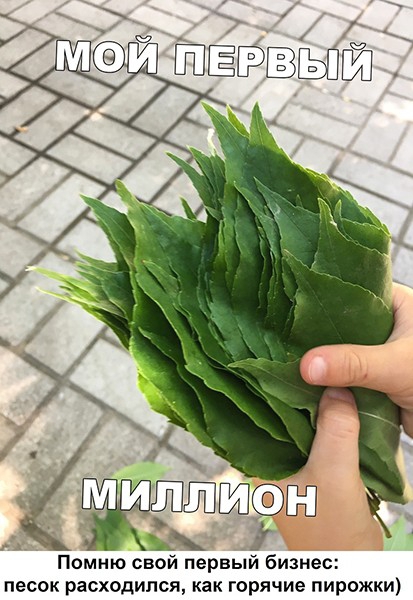 Помню свой первый бизнес песок расходился как горячие пирожки