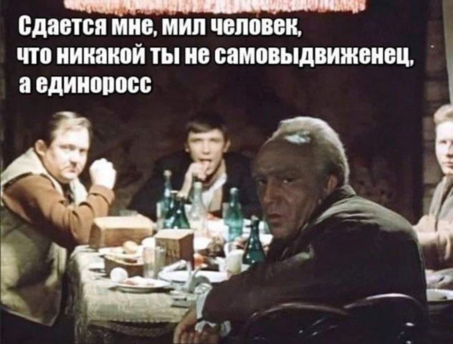 Сдается ине мил человек что никакой ты не еамовыдвиженец едииопоее