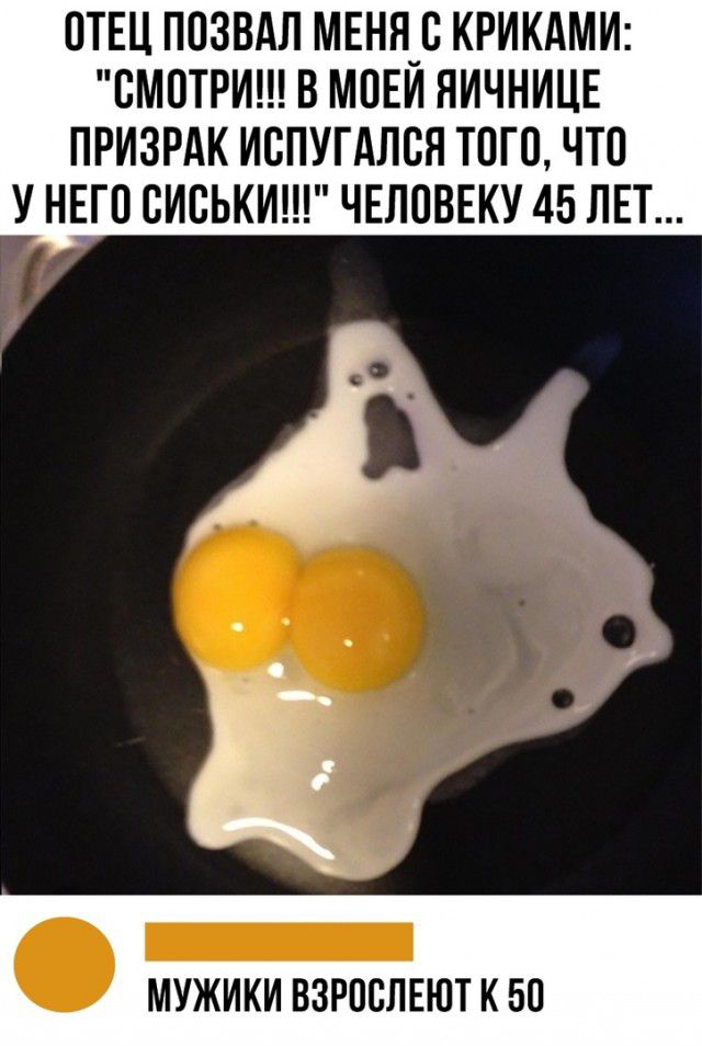 ОТЕЦ ПОЗВАЛ МЕНЯ КРИКАМИ СМОТРИ В МОЕИ ЯИЧНИЦЕ ПРИЗРАК ИОПУГАЛОЯ ТОГО ЧТО У НЕГО ОИОЬКИ ЧЕЛОВЕКУ 45 ЛЕТ _ МУЖИКИ ВЗРООЛЕЮТ К БО