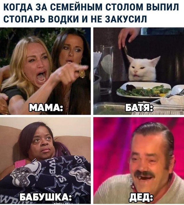 КОГДА ЗА СЕМЕЙНЫМ СТОПОМ ВЫПИЛ СТОПАРЬ ВОДКИ И НЕ ЗАКУСИЛ