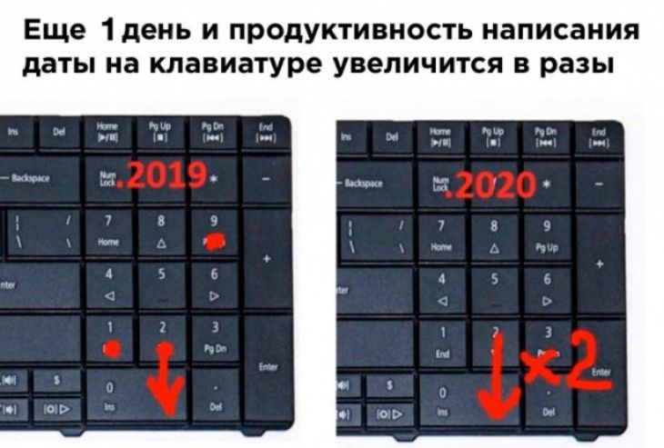 Еще 1день И ПРОДУКТИВНОСТЬ написания даты на клавиатуре увеличится В разы