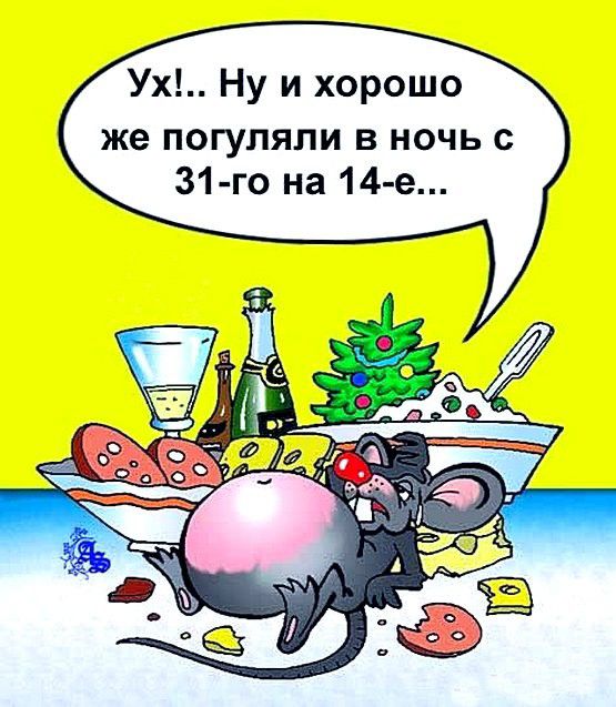 Ух Ну и хорошо же погуляли в ночь с 31 го на 14 е