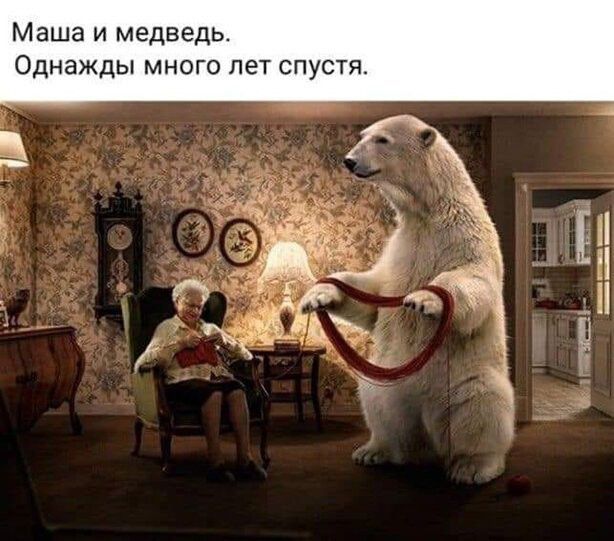 Маша и медведь Однажды много лет спустя