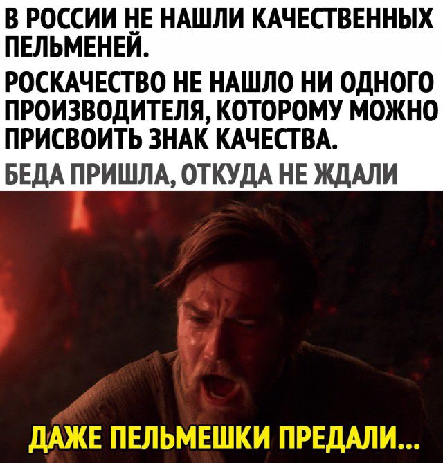 В РОССИИ НЕ НАШЛИ КАЧЕСТВЕННЫХ ПЕЛЬМЕНЕИ РОСКАЧЕСТ ВО НЕ НАШЛО НИ ОДНОГО ПРОИЗВОДИТЕЛЯ КОТОРОМУ МОЖНО ПРИСВОИТЬ ЗНАК КАЧЕСТВА БЕДА ПРИШЛА ОТКУДА НЕ ЖДАЛИ
