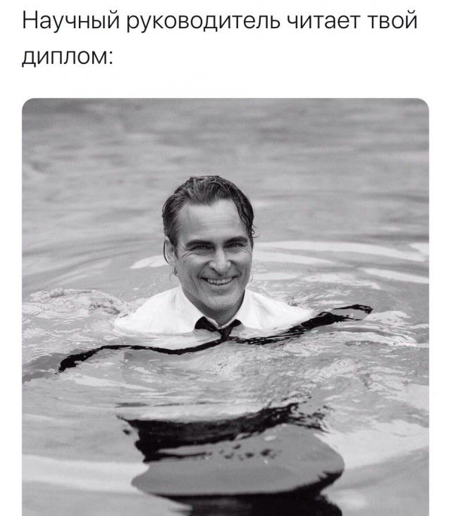 Научный руководитель читает твой диплом