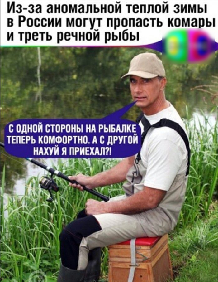 Из за аномальной теплой зимы в России могут пропасть комары и треть речнои рыбы