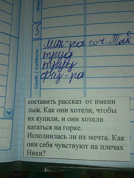 СЪСТЗВИТЬ рассказ от имени лыж Как они хотели Чшбы ИХ КУПИЛРЬ И ОНИ ХОХСЛИ кататься на горке ИСПОЛНИЛЗСЬ ЛИ ИХ МСЧТЗ Как они себя чувствуют на плечах Ники