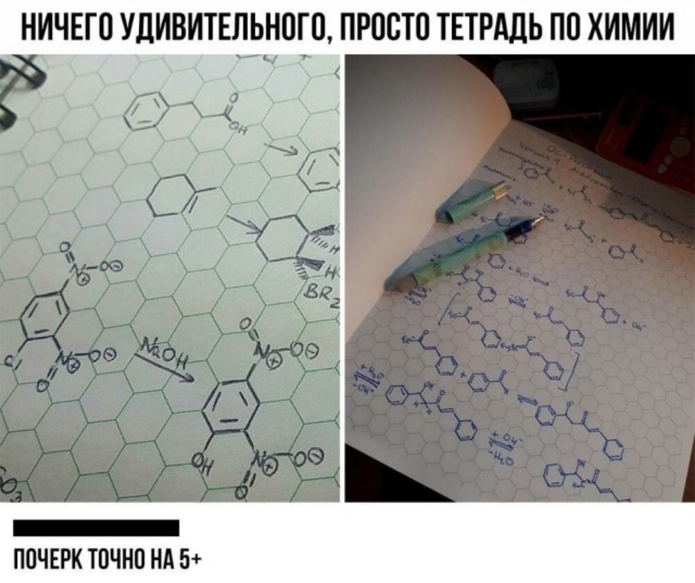 НИЧЕГП УДИВИТЕЛЬНПГО ПРОСТО ТЕТРАДЬ ПО ХИМИИ ППЧЕРК ТПЧНП НА 5