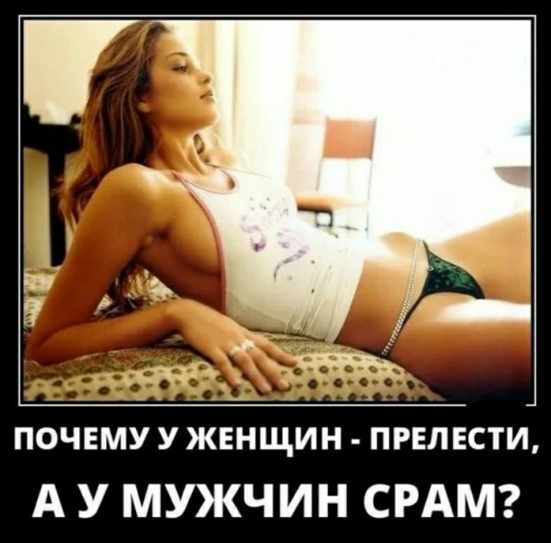 почту У женщин прелести А У МУЖЧИН СРАМ