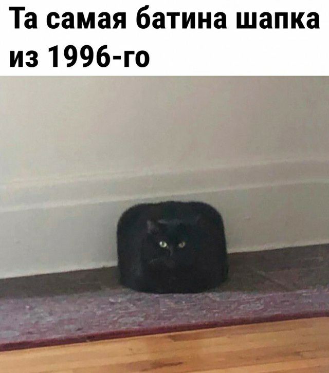 Та самая батина шапка из 1996 го