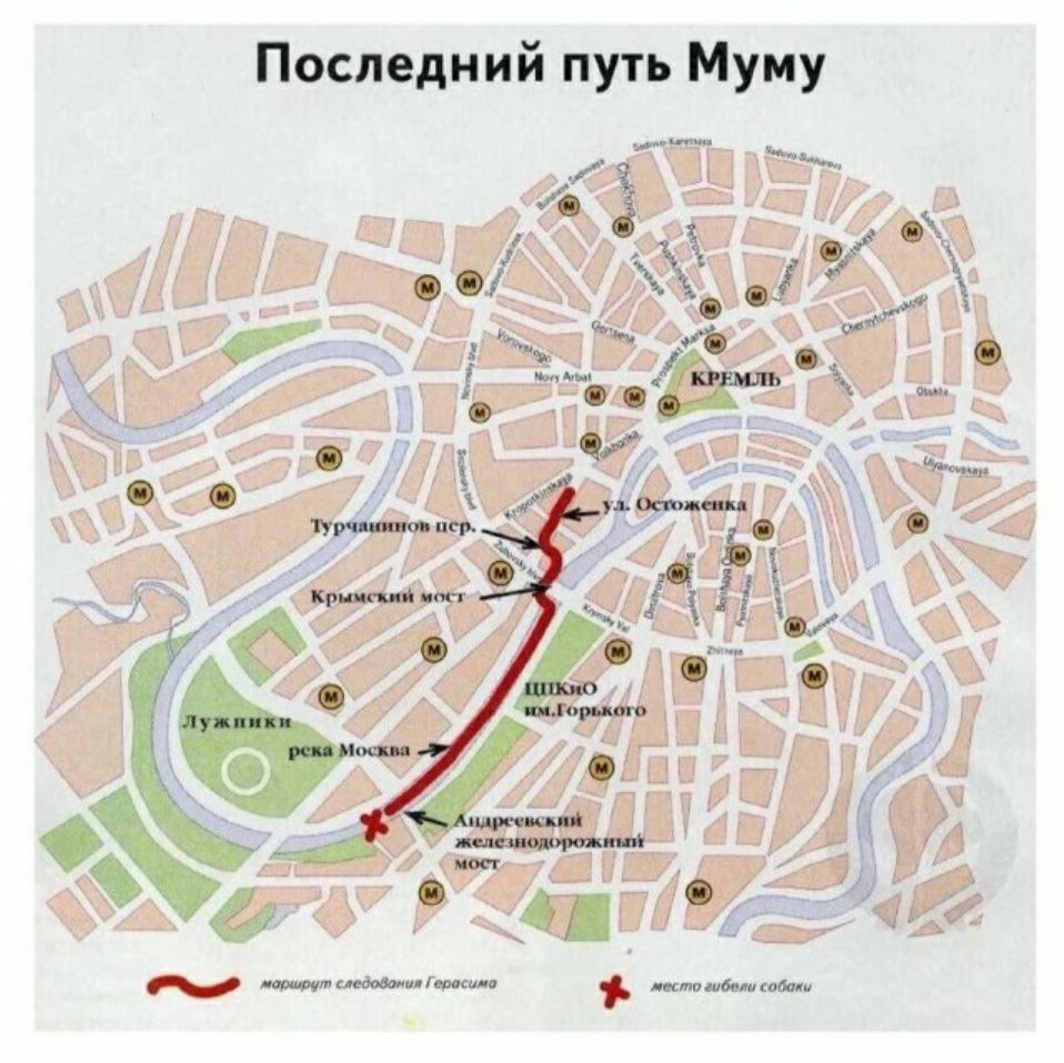 Последний путь Муму