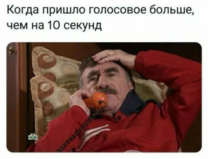 Когда пришло голосовое больше чем на 10 секунд